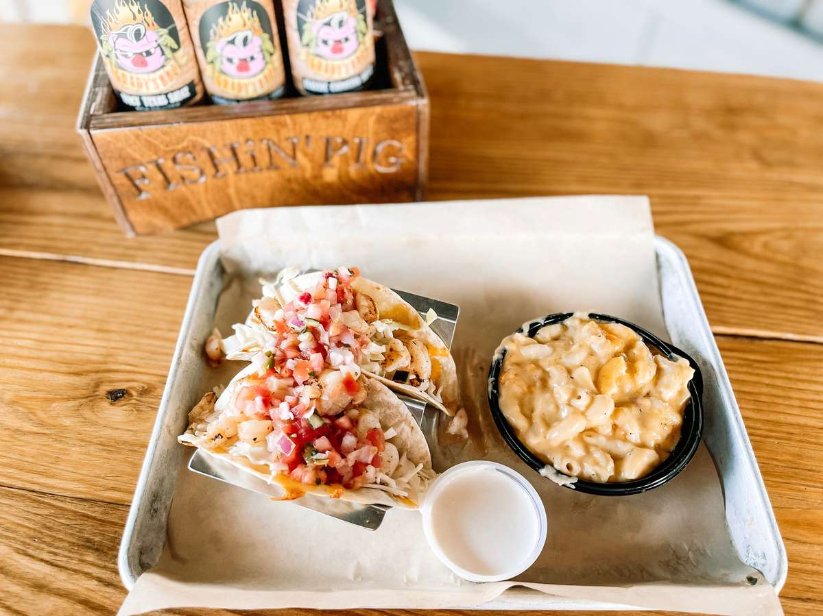 shrimp tacos