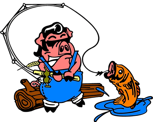 The Fishin' Pig