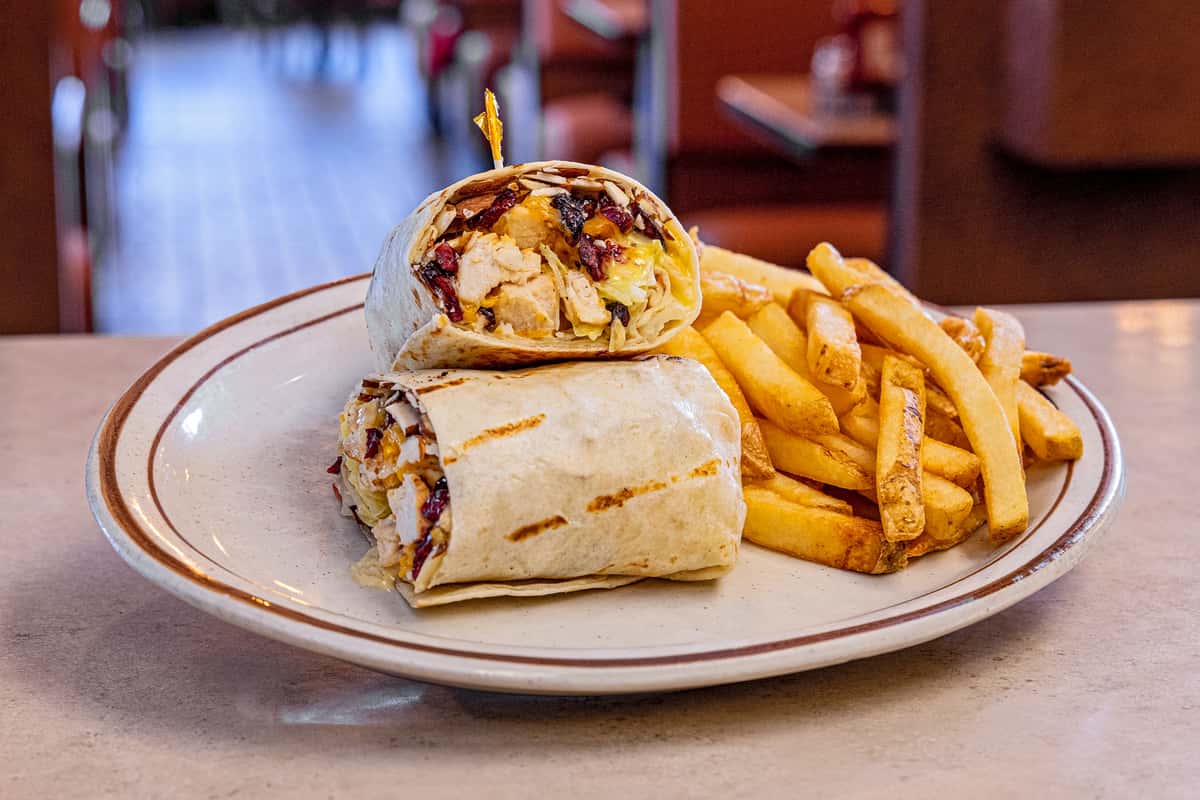 Chicken Cranberry wrap