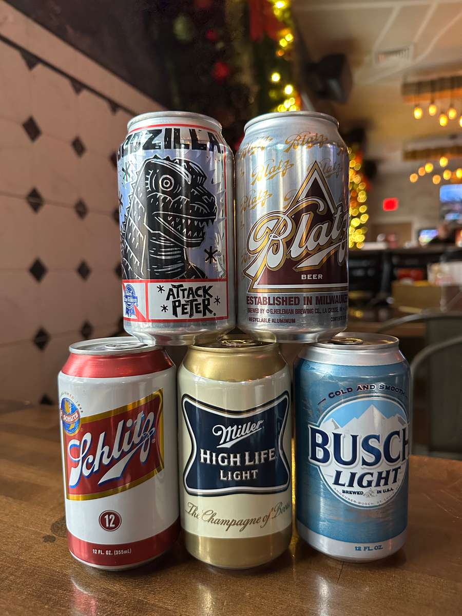 canned beer