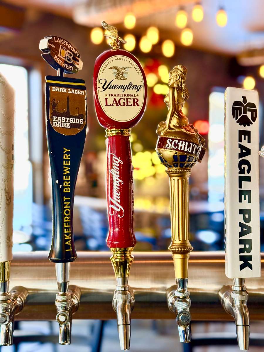 Beers on tap