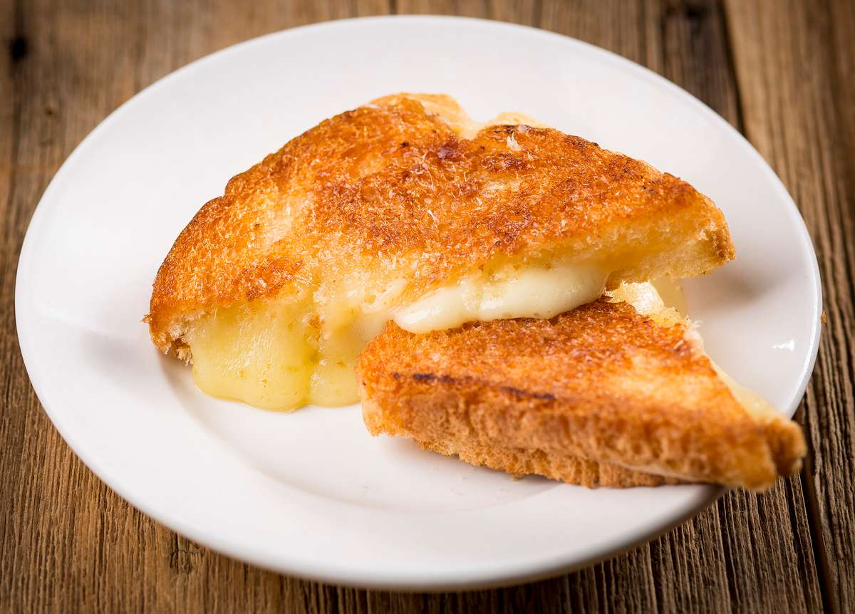 Creamy toasted sandwich