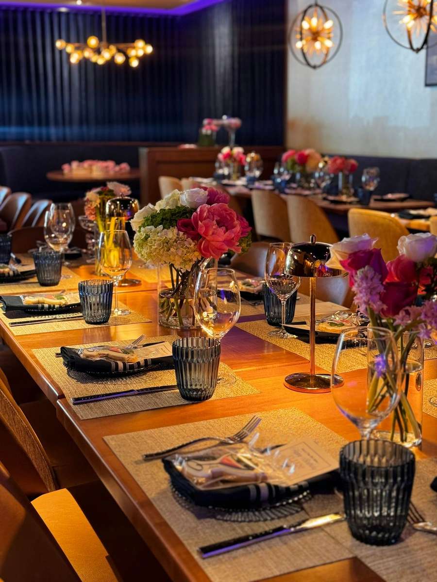 Decorated table