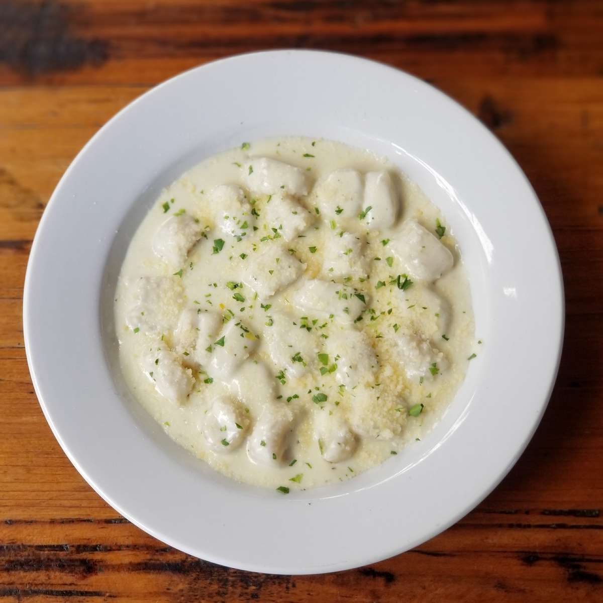 Gnocchi with Gorgonzola Cream Sauce - A Sprinkle and A Splash