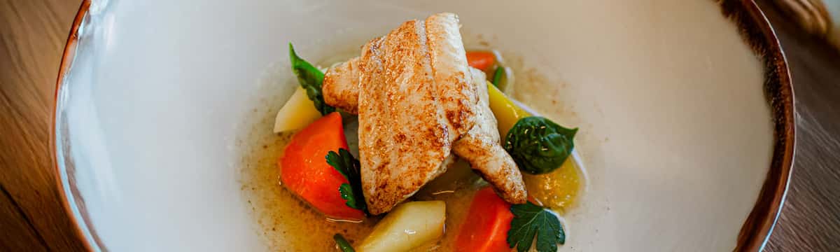Dover Sole with carrots