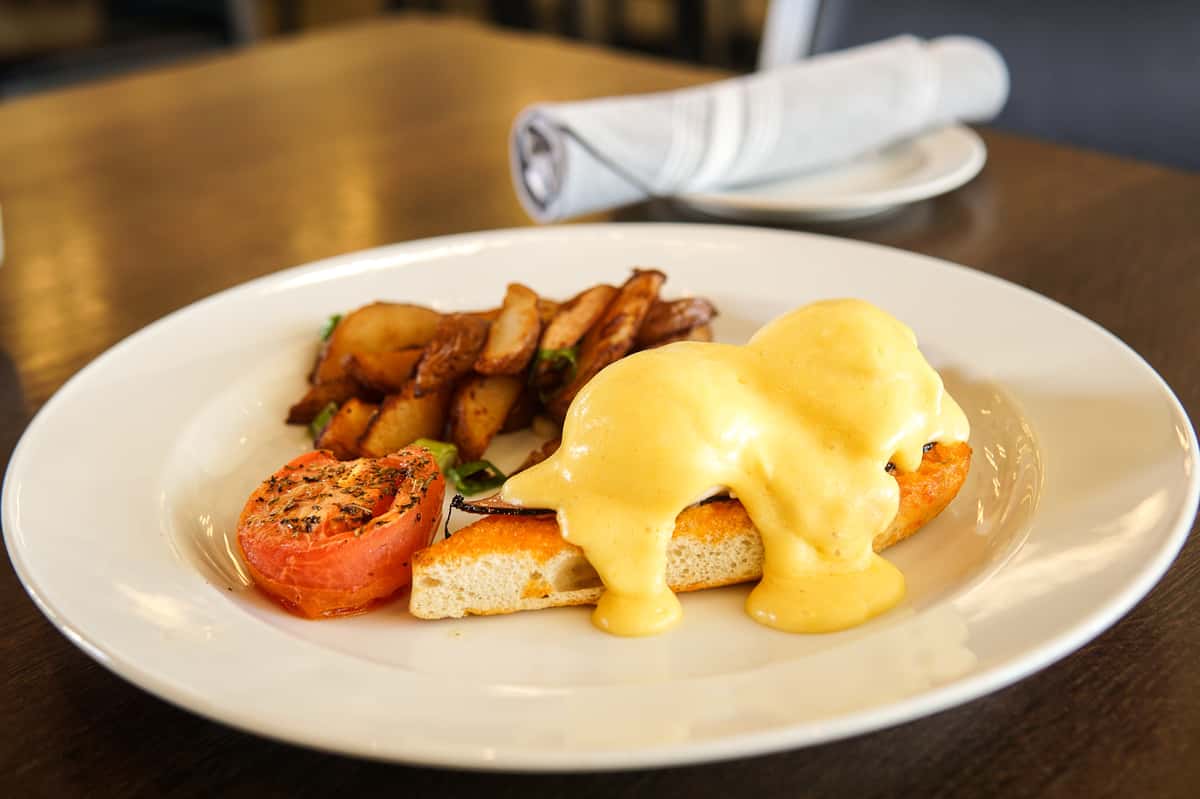 Croque Monsieur Benedict at Provence Marinaside