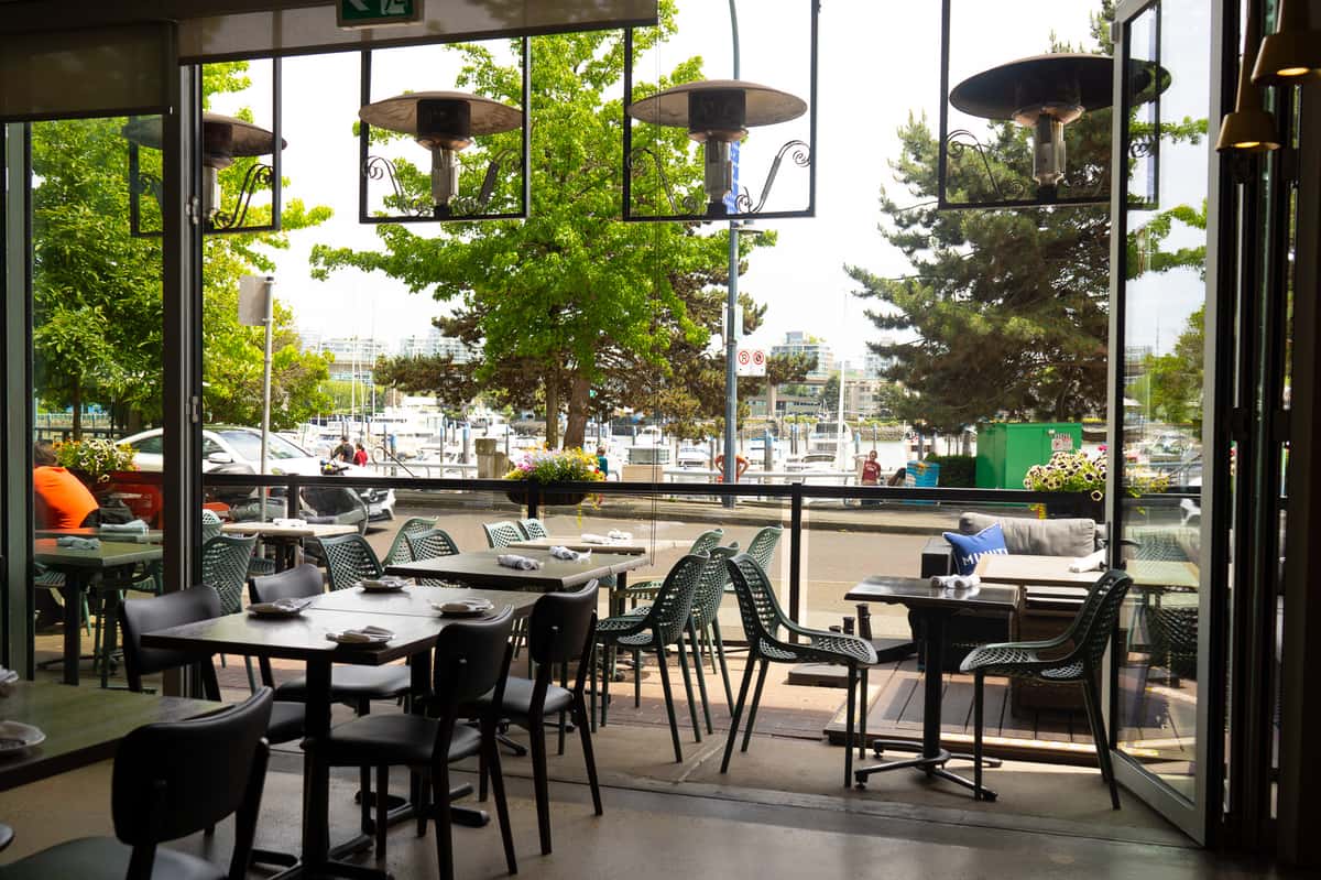 Provence Marinaside Waterfront Patio in Yaletown Vancouver