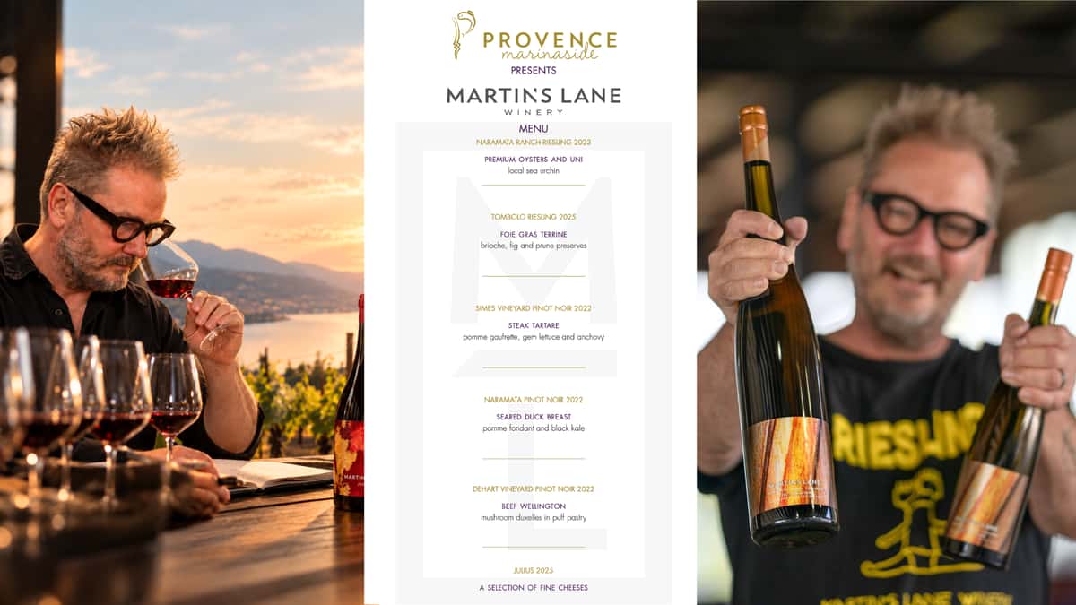 Martin's Lane Winemaker's Dinner | Fall Cellar Series