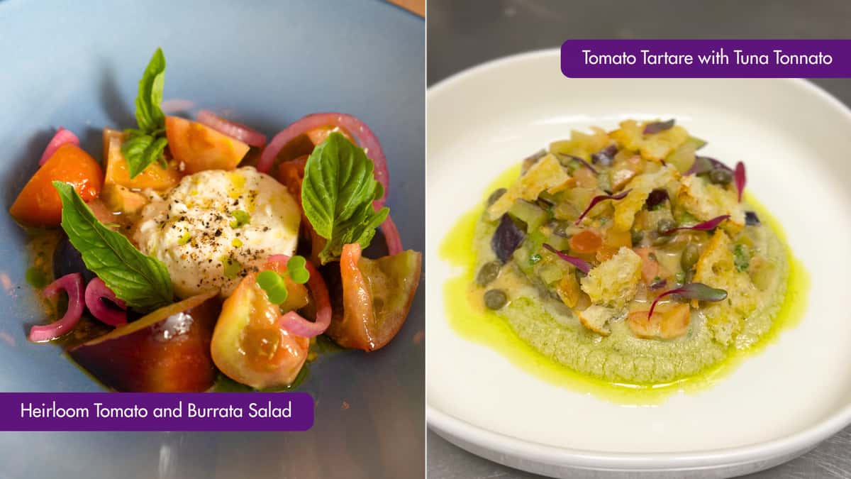 Heirloom Tomato Festival | Appetizers | Provence Marinaside
