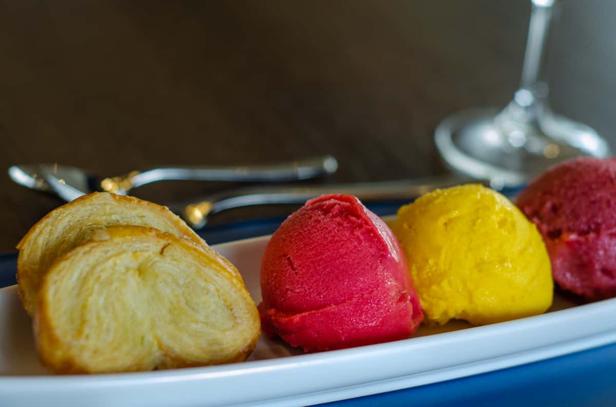 Les Trois Sorbets aux Fruits