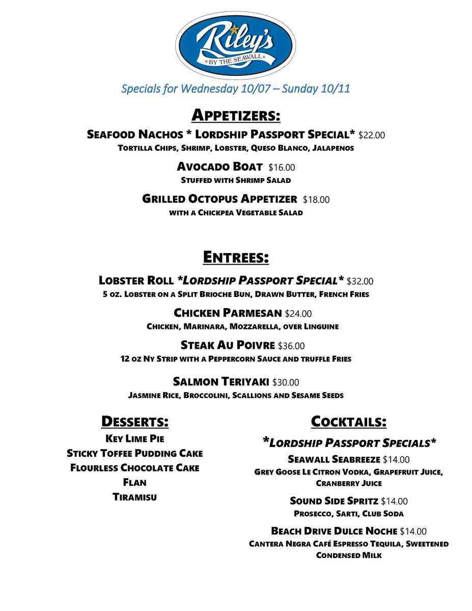 oct 7th specials