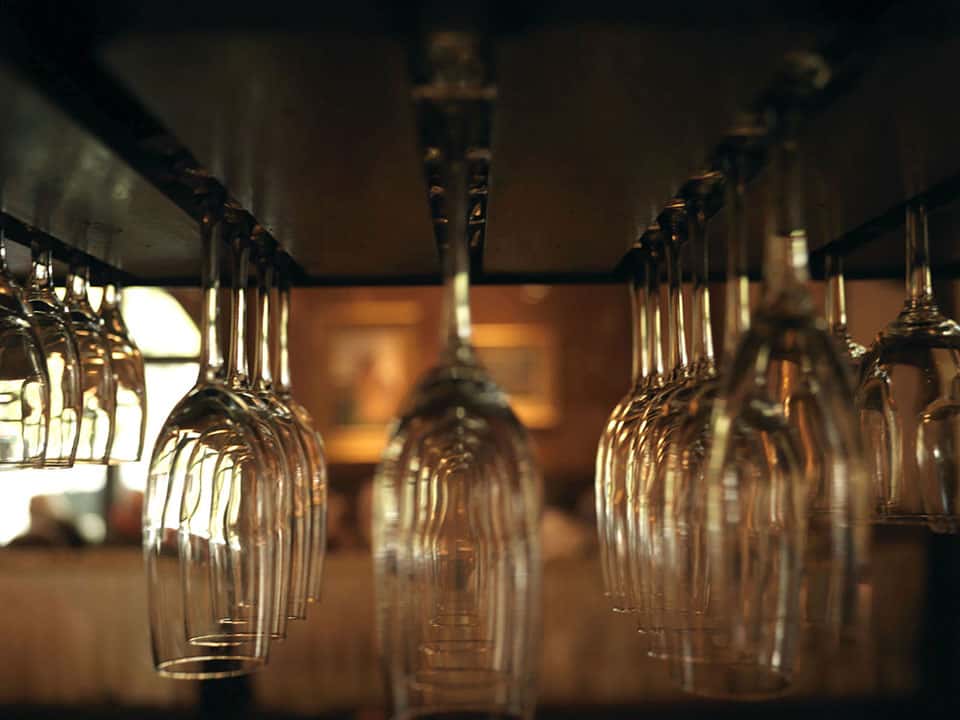 wine glasses