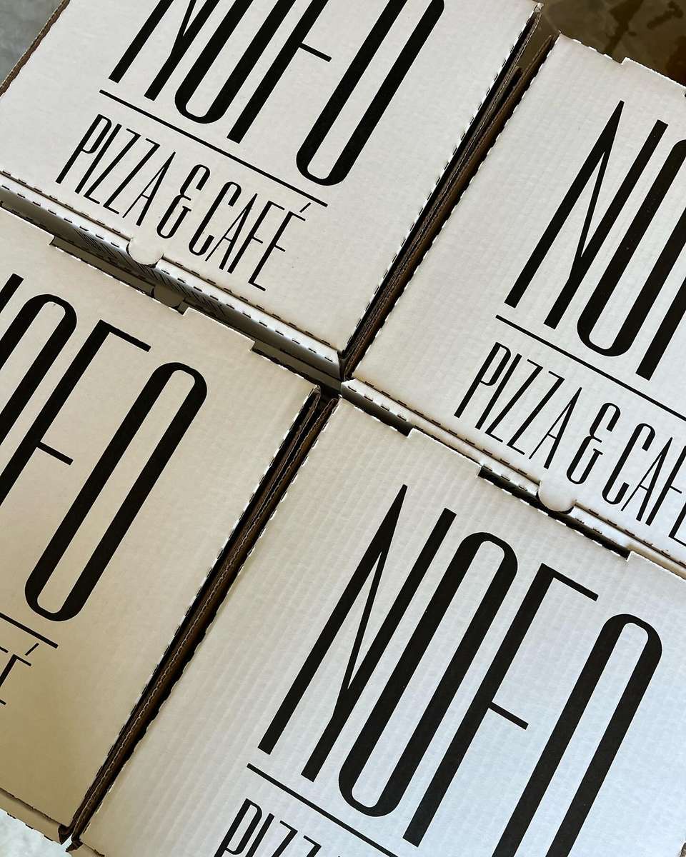 NOFO pizza boxes