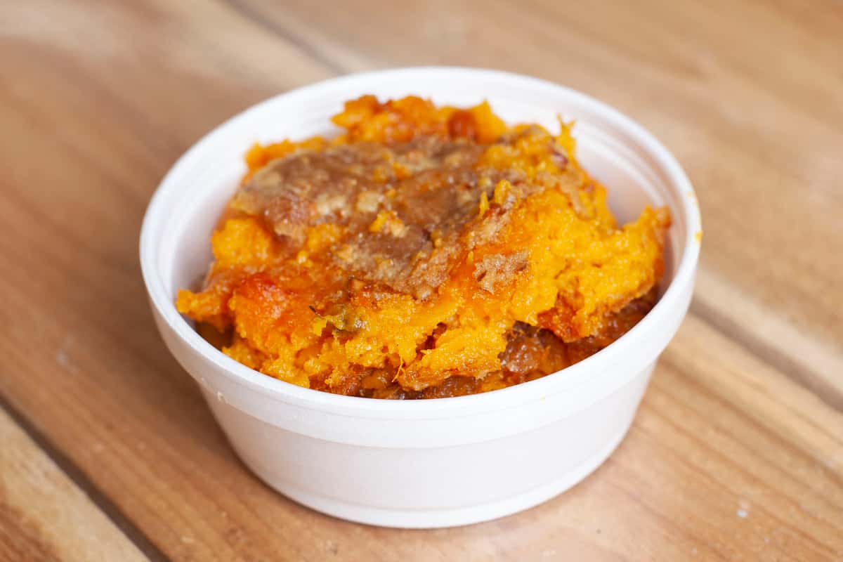 Sweet Potato Casserole Catering Menu The Big Bib BBQ Barbecue