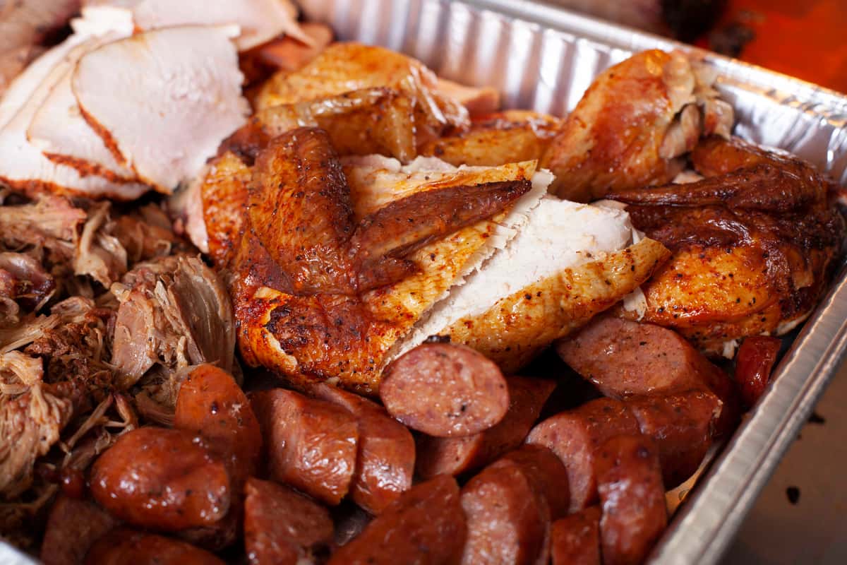 Multiple BBQ'ed meats