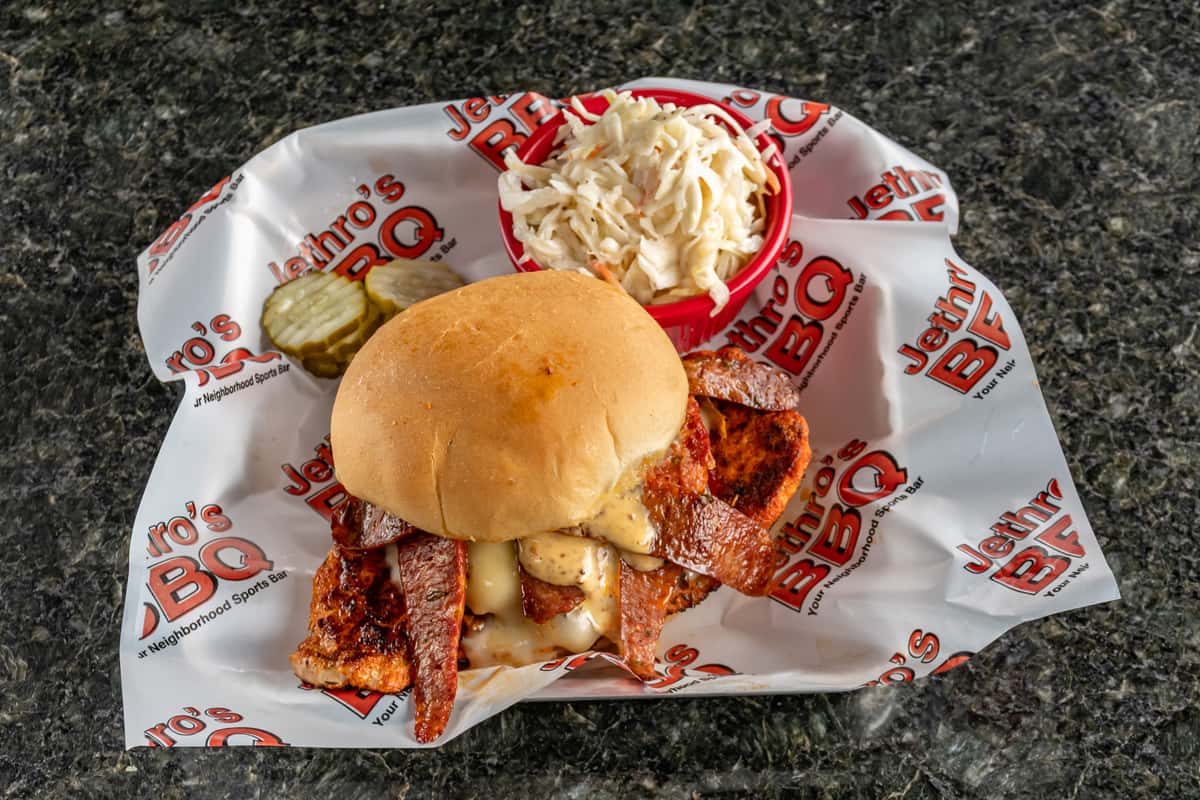 Barbecue Sauce Andouille Sausage On Grill Smoked Texas Hot Links