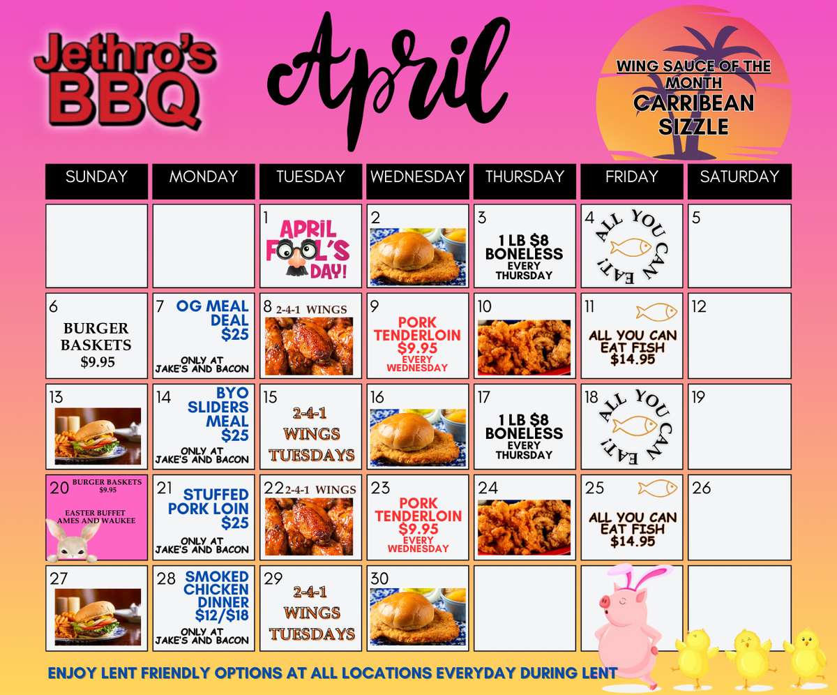 April Calendar