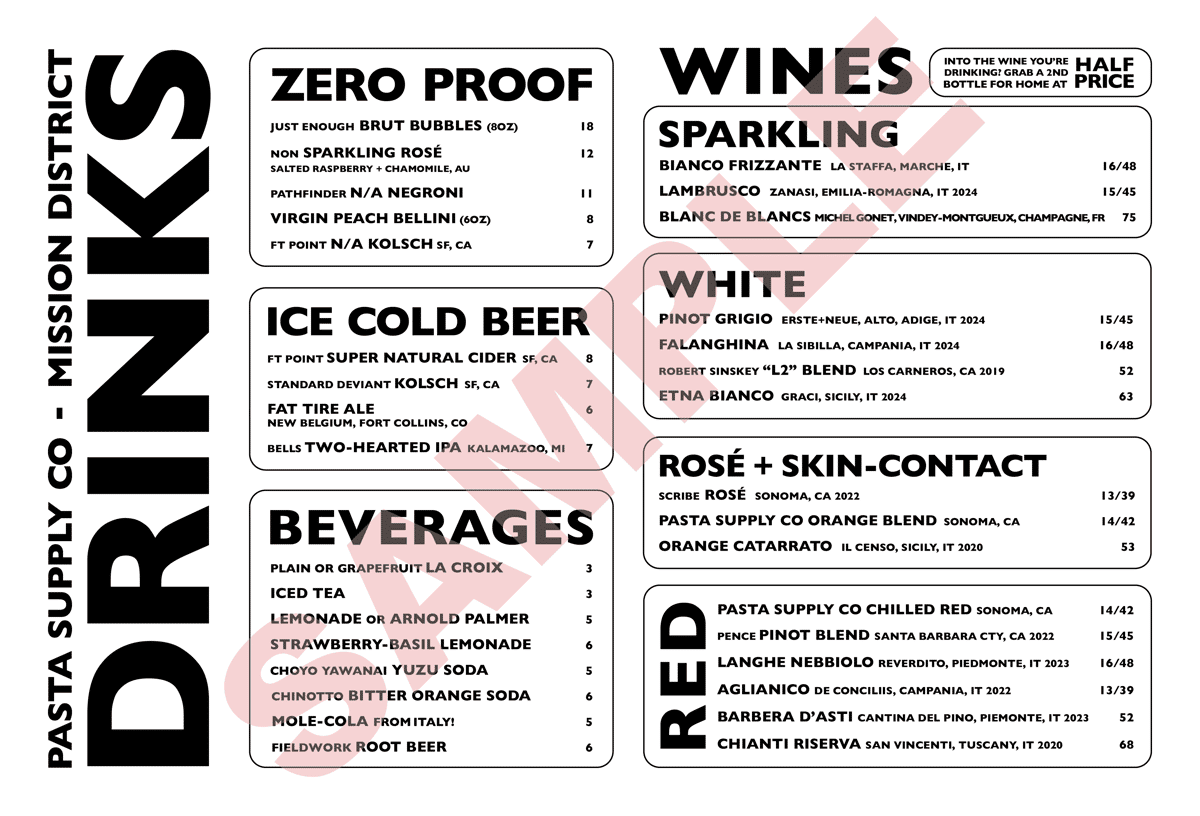 SAMPLE Mission Bevlist