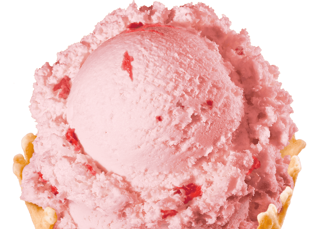 Strawberry Ice Cream Scoop