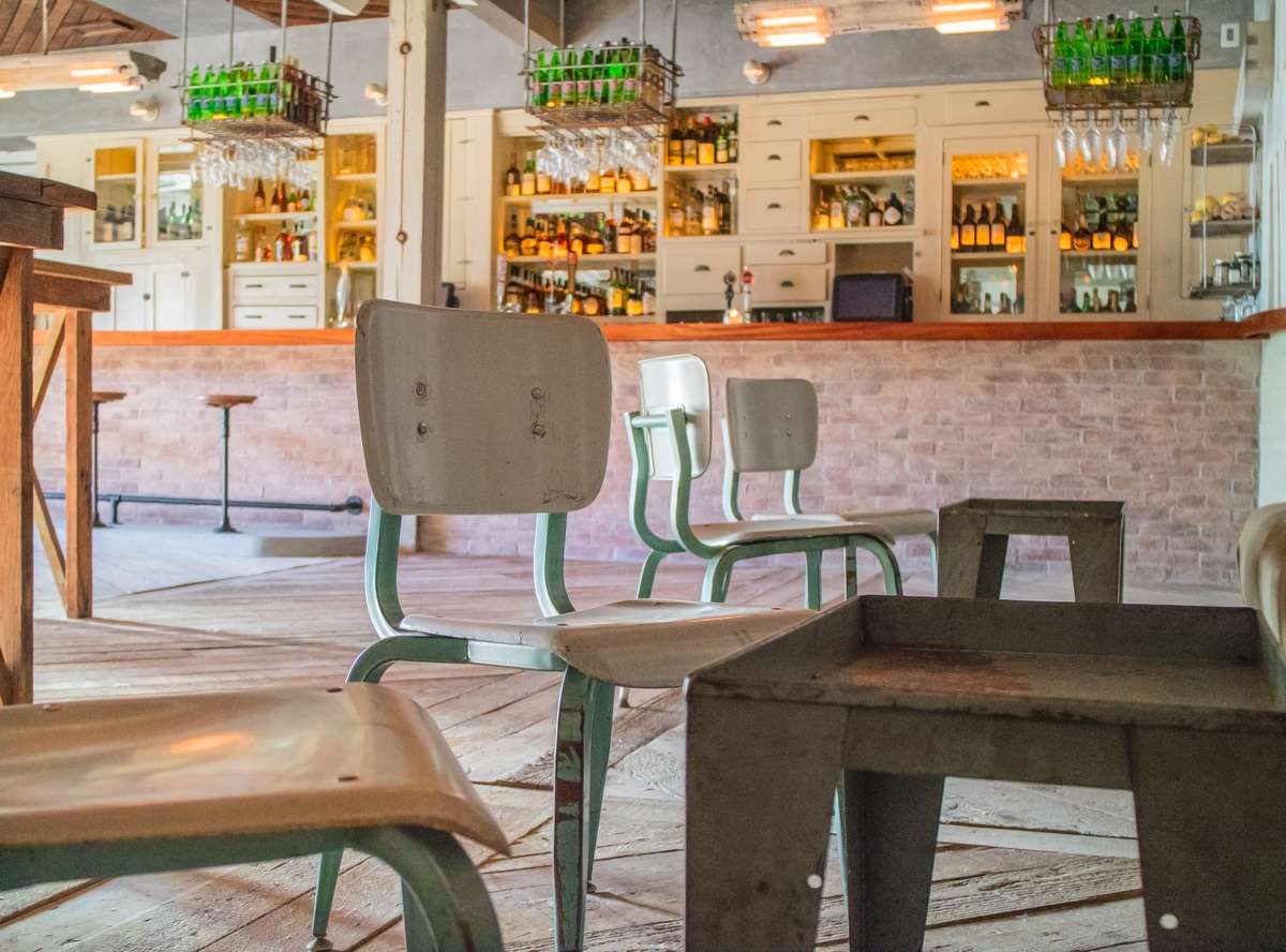 Interior seating area