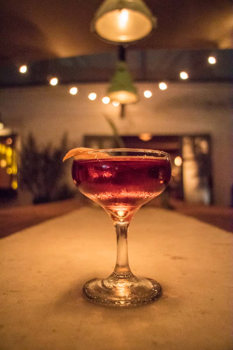 Cocktail on a table