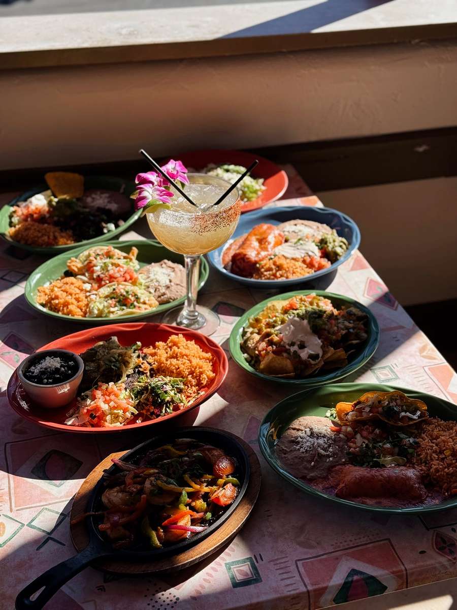 Margarita and Plates