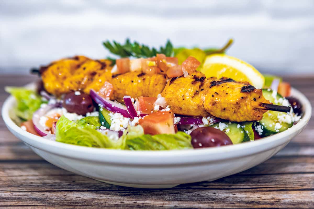 greek salad chicken