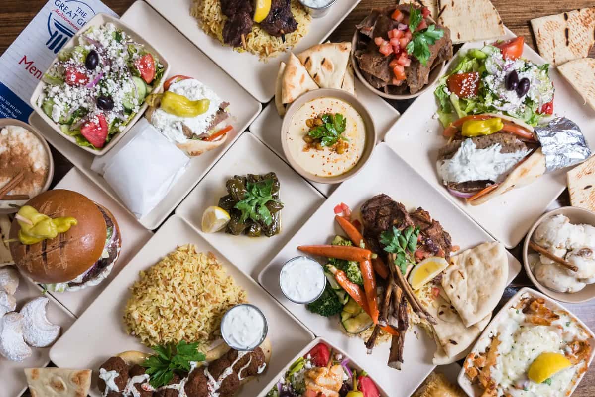 table of food