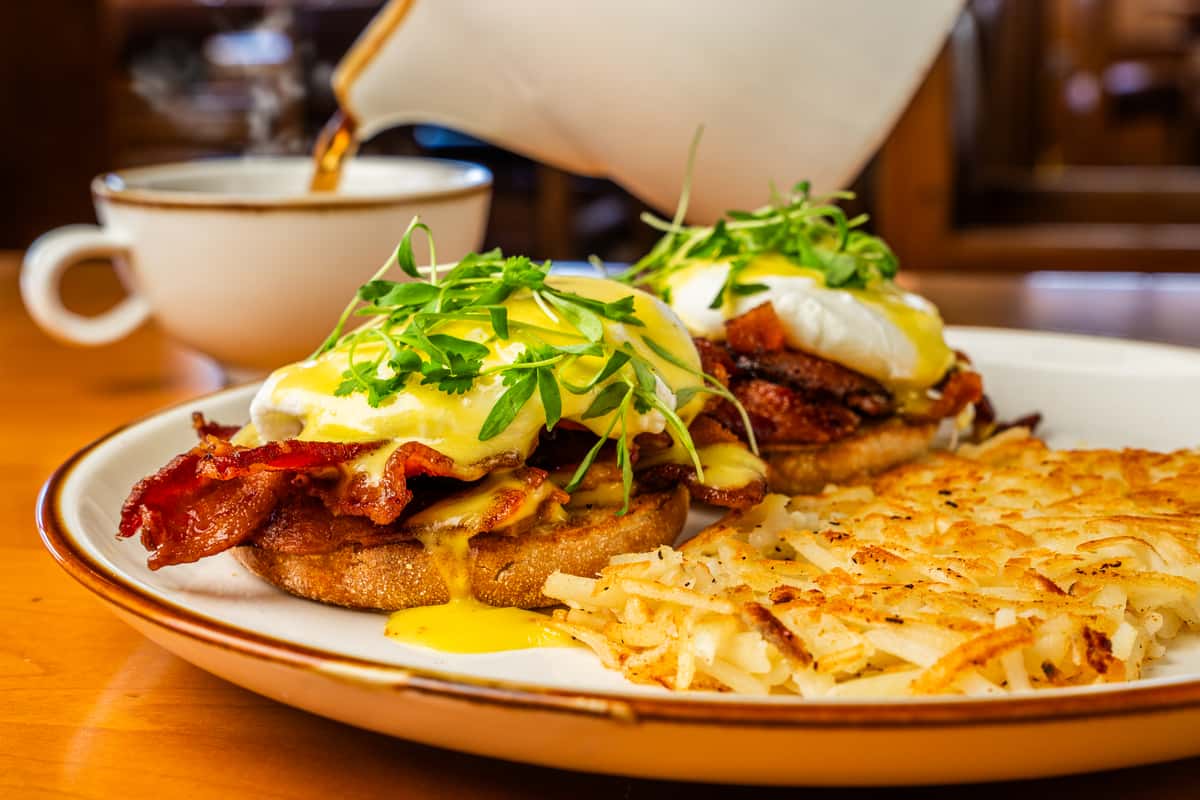 eggs and coffee
