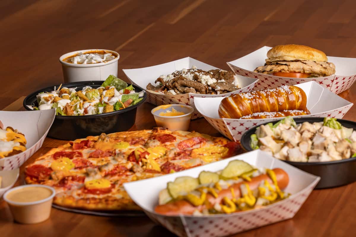 table of food