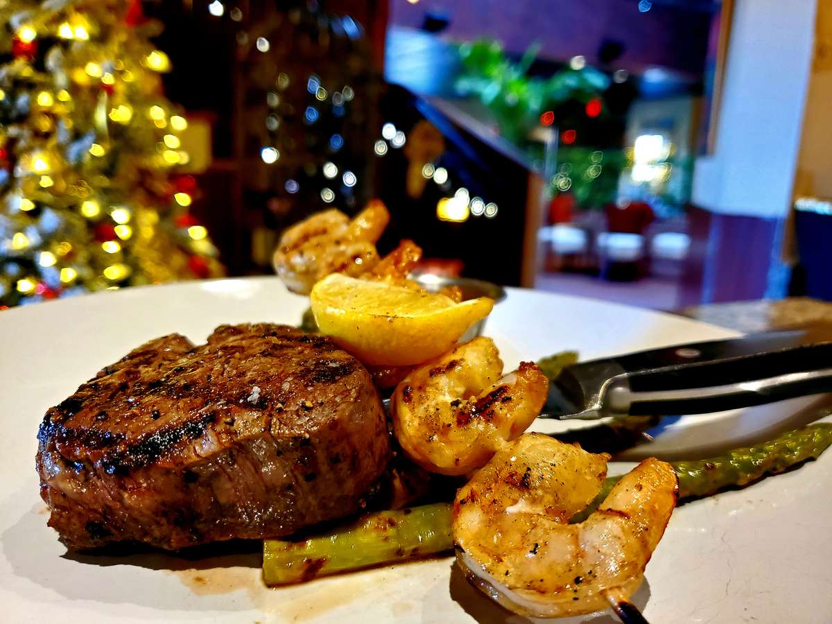 Steak and shrimp