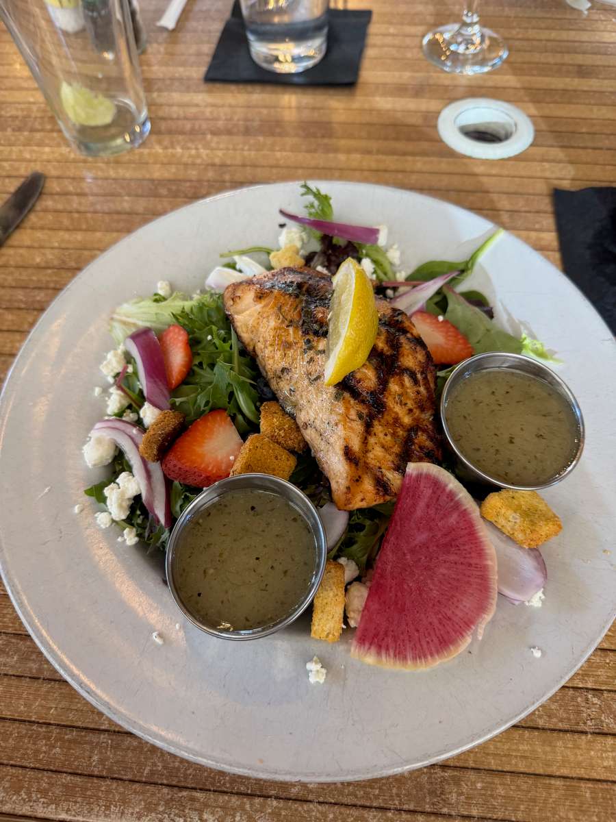 Fish and vegetables