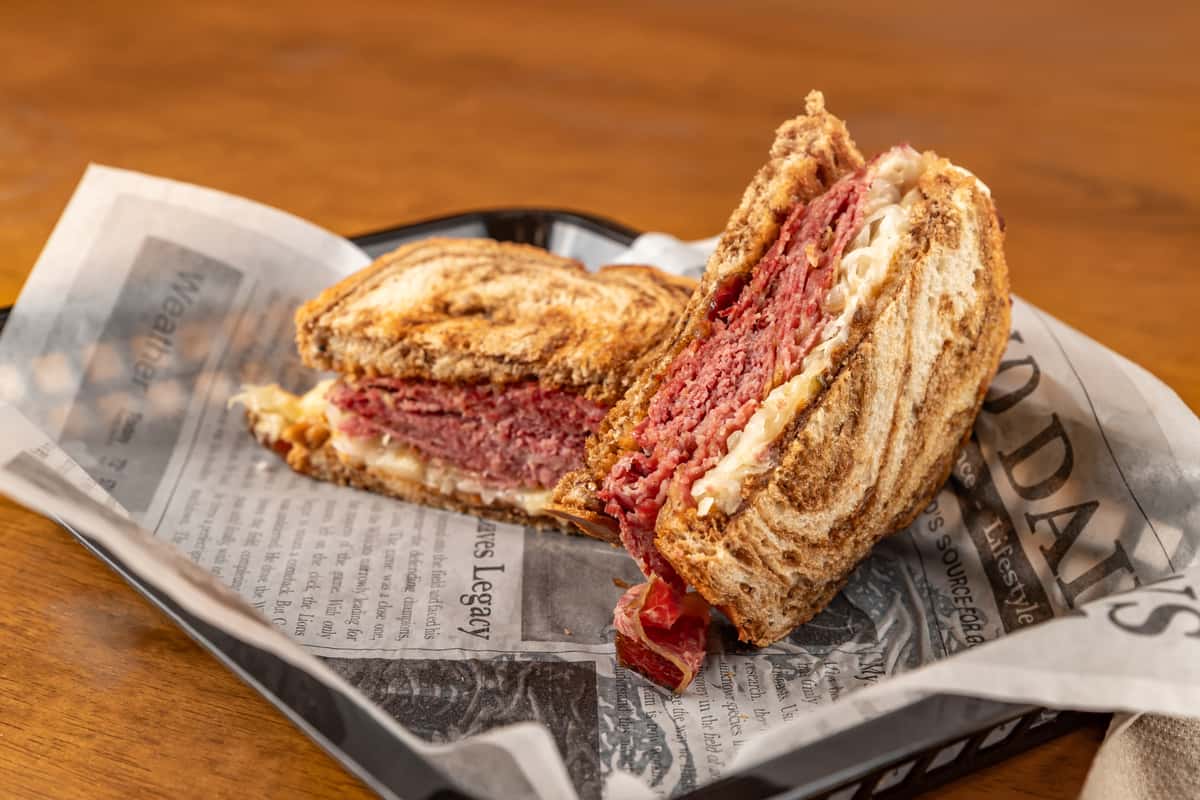 House Corned Beef, Sauerkraut, Russian Dressing