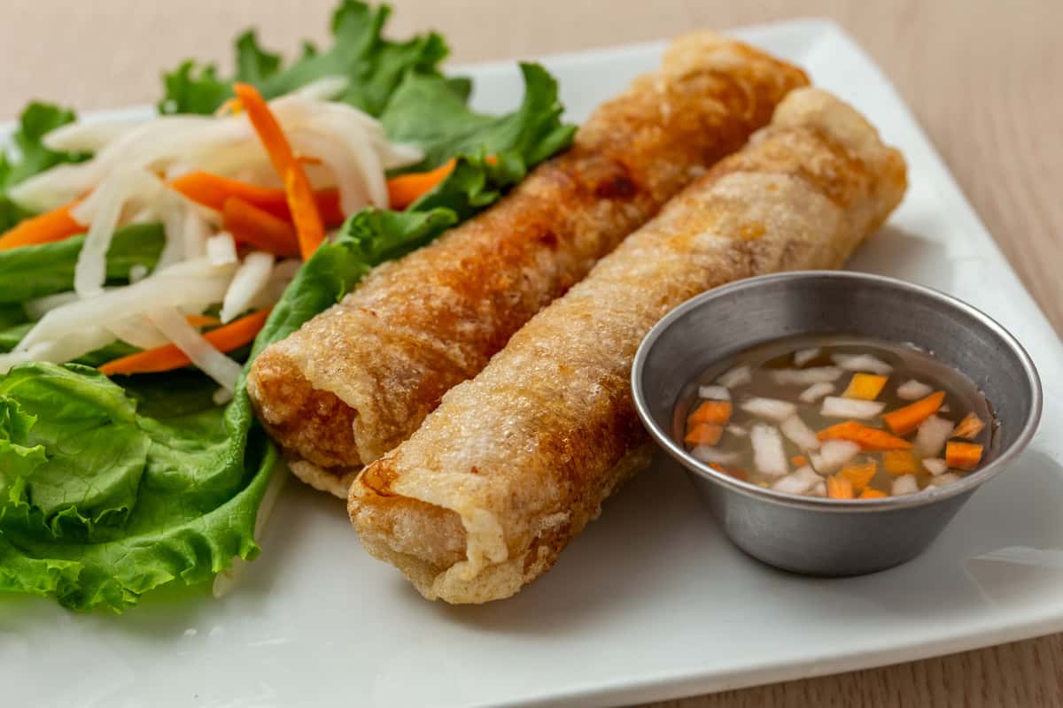 Shrimp And Crabmeat Spring rolls