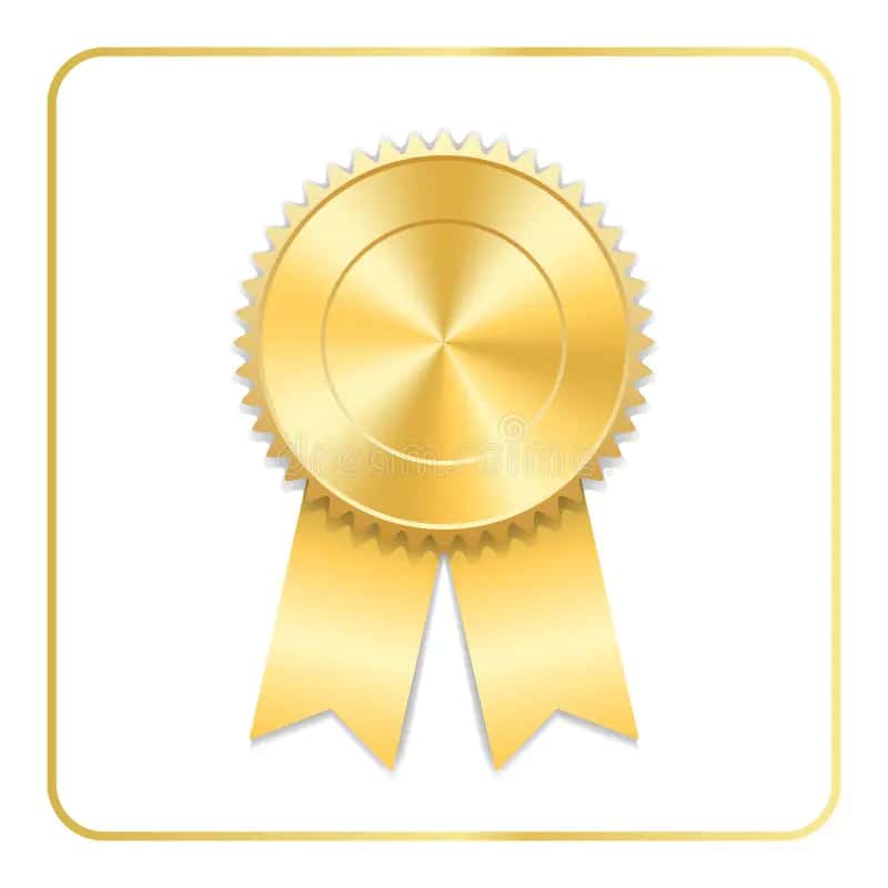 gold award ribbon