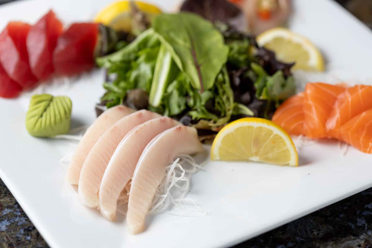 assorted sashimi