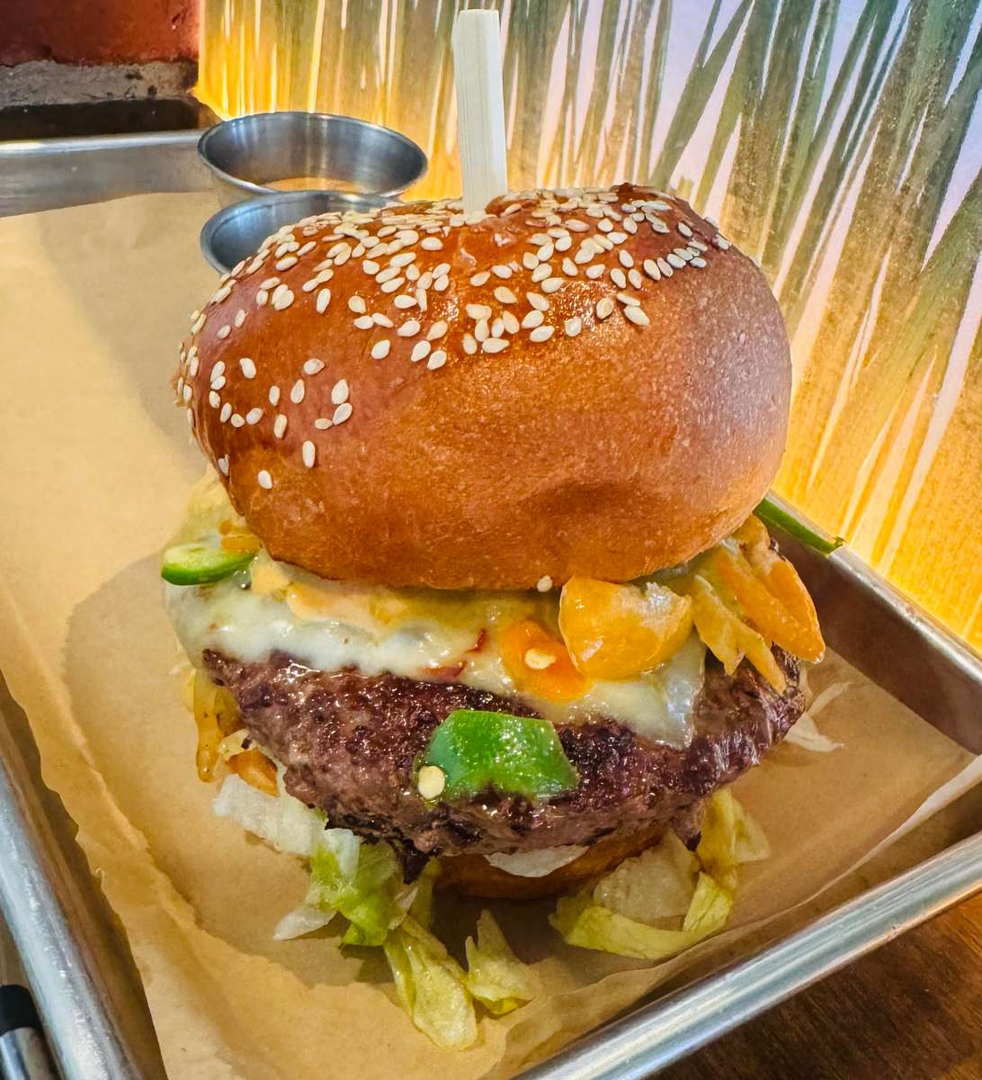 Angus Beef*, Pepper Jack Cheese, Sautéed Habanero & Serrano Peppers, Lettuce, 5280 Chipotle Mayo & our Famous House-made Ring of Fire Sauce.