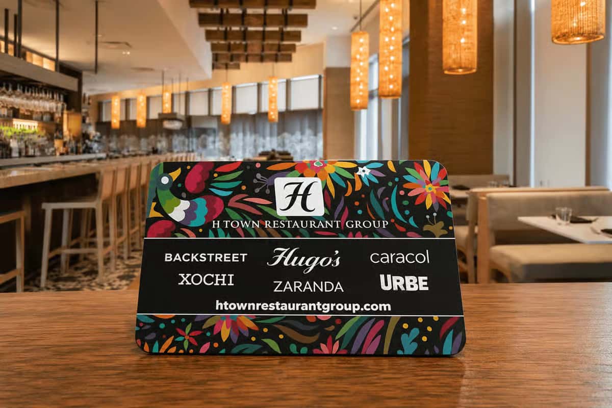 Gift Card from H Town Restaurant group