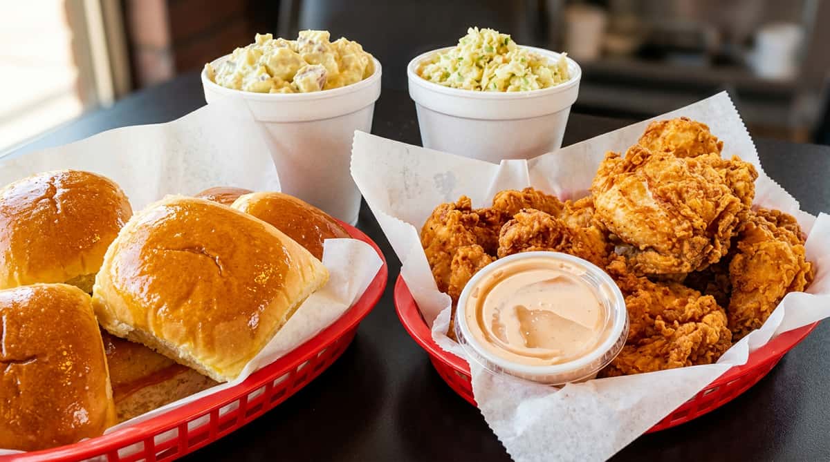 fried chicken meal