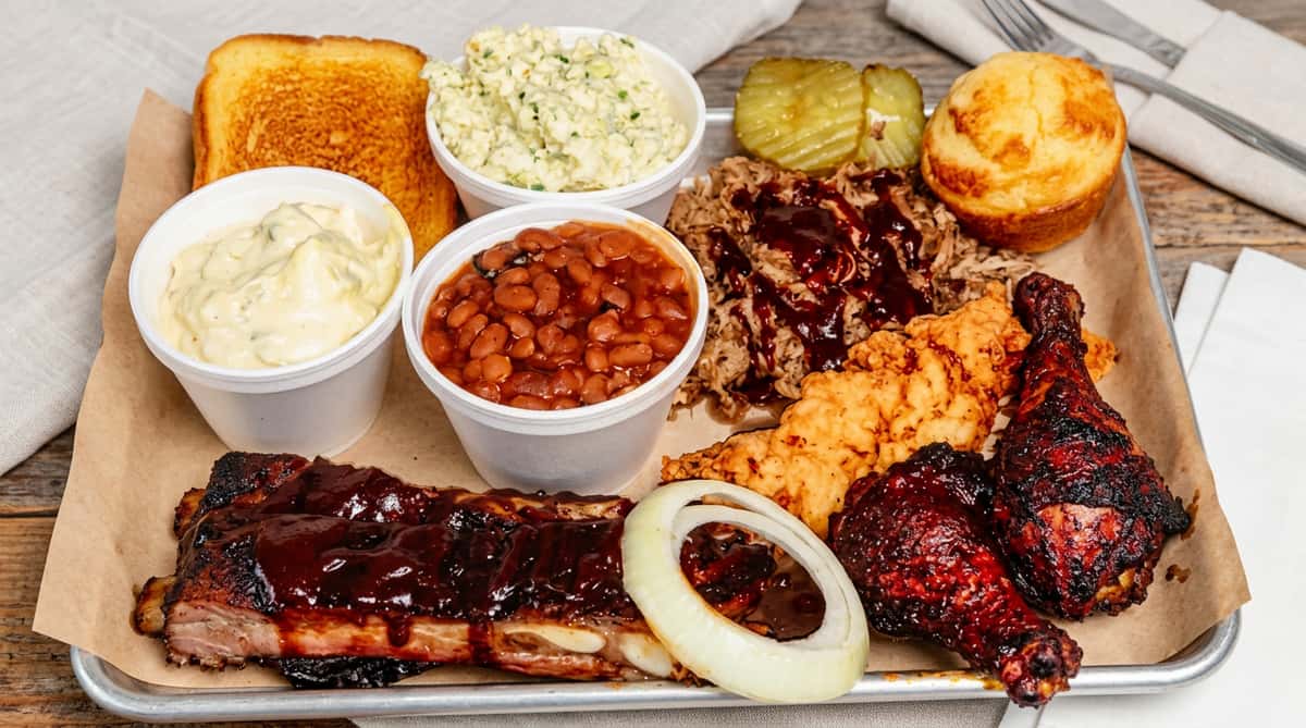 BBQ platter