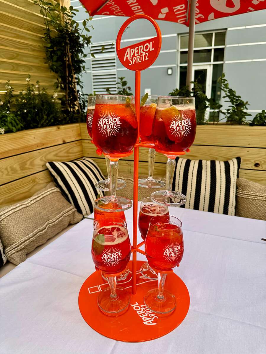 aperol spritzes