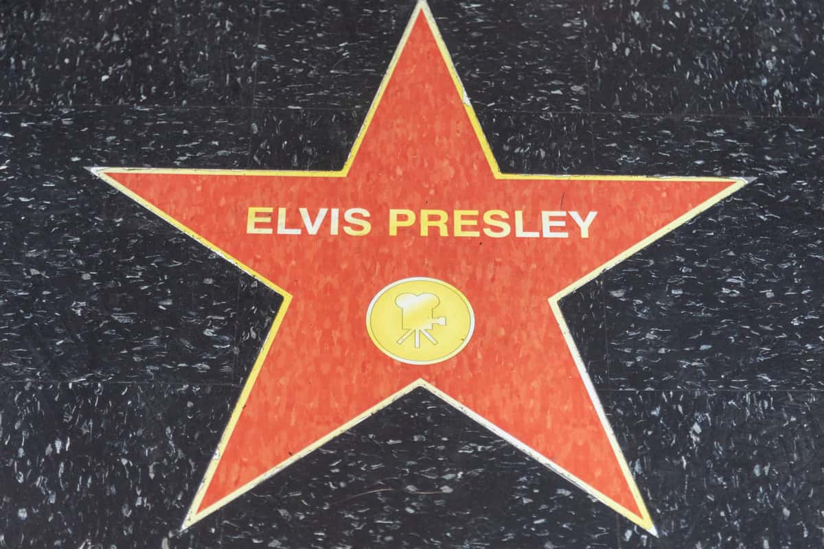 elvis presley star