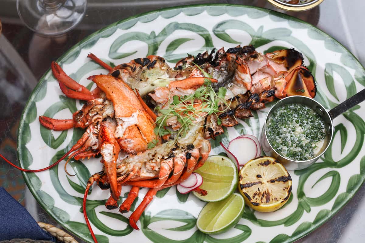 Lobster dinner plates