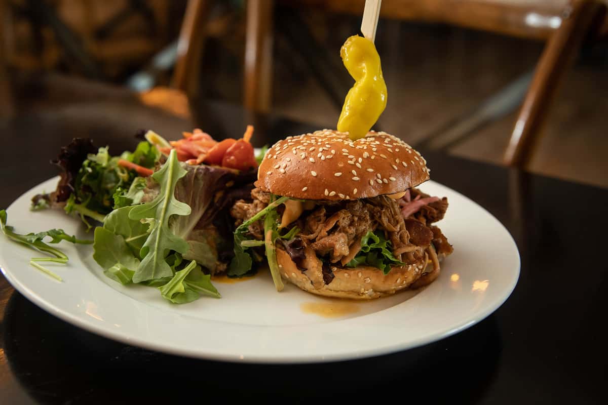 pulled pork sandwich