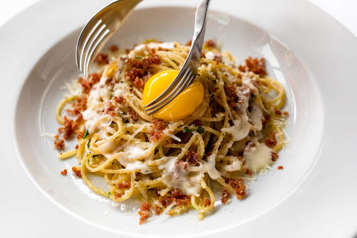 Spaghetti Carbonara - Food - Coppa Osteria