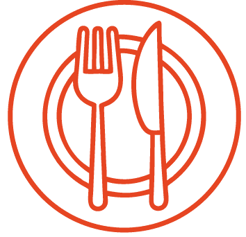 plate and utensil icon