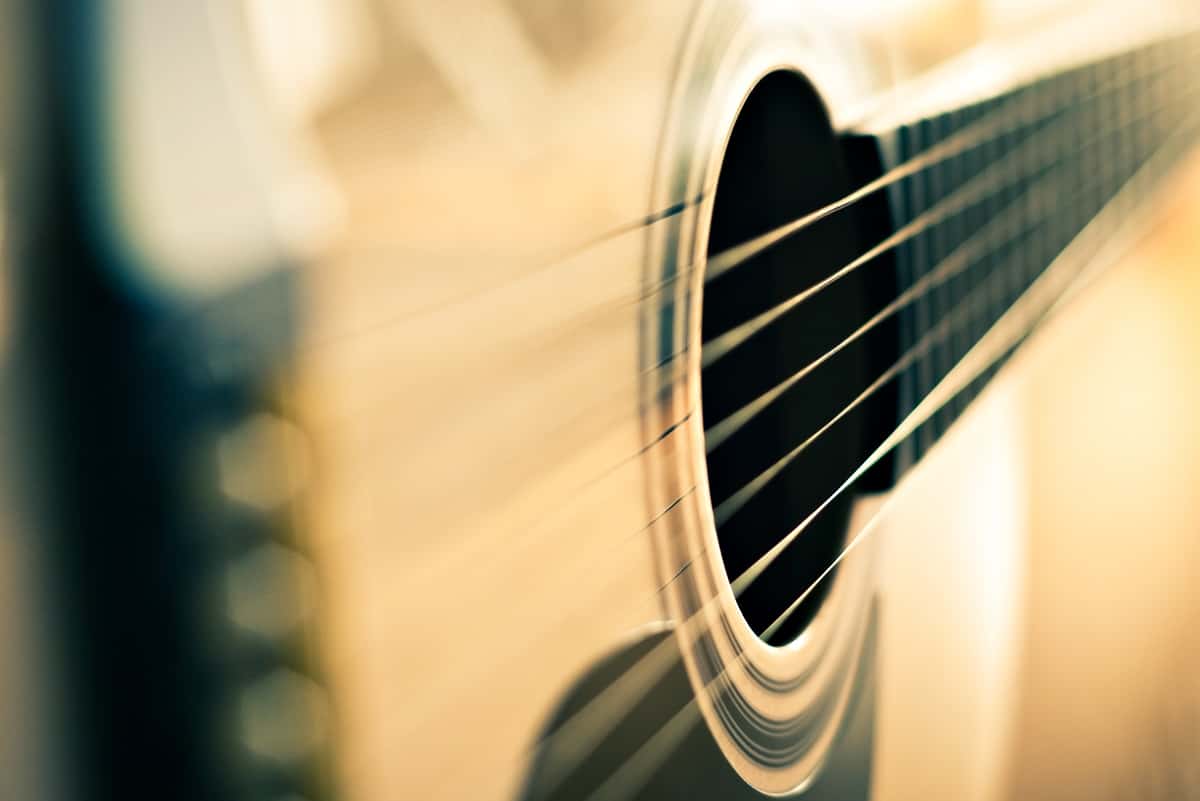 guitar being played
