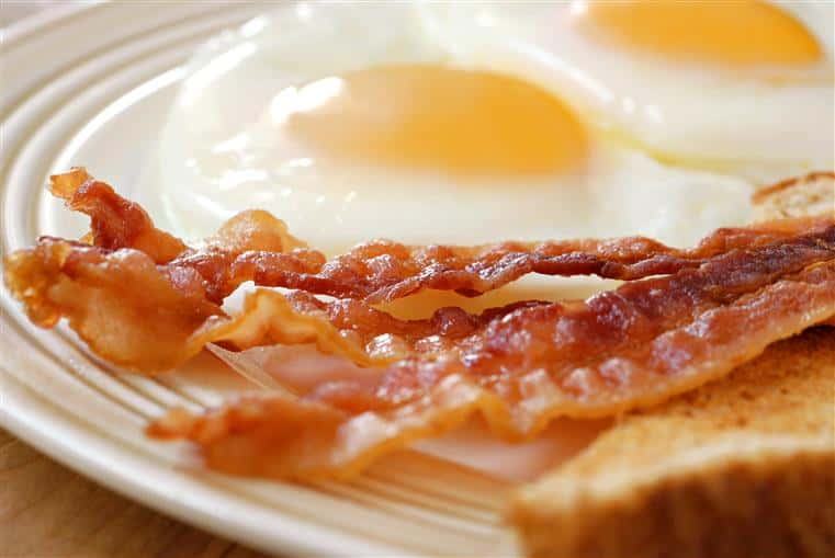 eggs and bacon