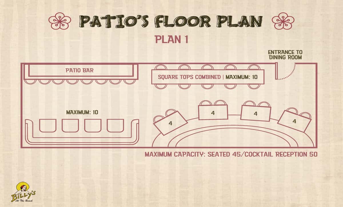 Patio Floor Plan 1