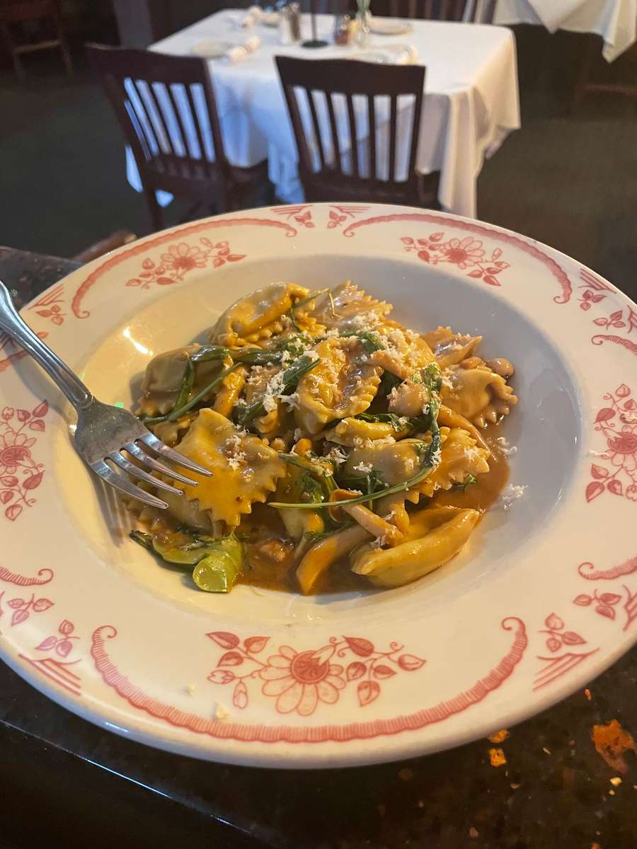 homemade agnolotti